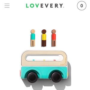 Lovevery Wheel Around Town Bus - from the Realist Play Kit (Months 19, 20, 21)